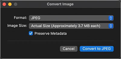 bulk convert heic to jpg on mac via finder