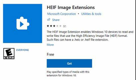 download and install support for heic images