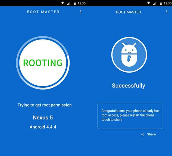 how to get rooted android phone with root master