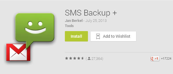 download text messages from android to computer via sms backup plus