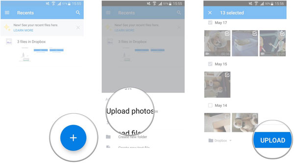 how to open heic file on android via dropbox