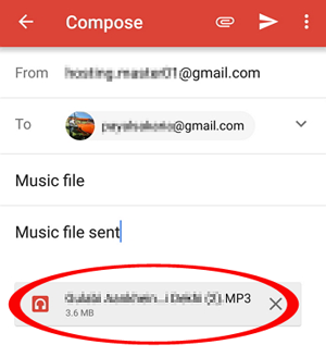 how to transfer files from samsung to xiaomi phone using email